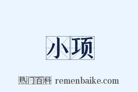 小项是什么意思的图片